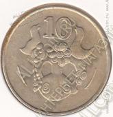 29-151 Кипр 10 центов 1994г. КМ # 56.3 никель-латунь 5,5гр. 24,5мм - 29-151 Кипр 10 центов 1994г. КМ # 56.3 никель-латунь 5,5гр. 24,5мм