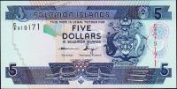 Соломоновы острова 5 долларов 2011г. P.33 UNC