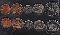 Тринидад и Тобаго набор 5 монет (арт181)*