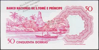 Банкнота Сан-Томе и Принсипи 50 добра 1977 года. P.52 UNC - Банкнота Сан-Томе и Принсипи 50 добра 1977 года. P.52 UNC