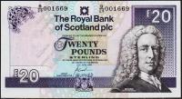 Шотландия 20 фунтов 2000г. P.354d(1) - UNC