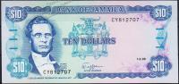 Ямайка 10 долларов 1989г. P.71c - UNC