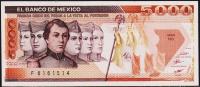 Мексика 5.000 песо 1987г. P.88в(1) - UNC