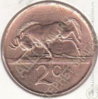 20-152 Южная Африка 2 цента 1990г. КМ # 83 бронза 4,0гр. 22,45мм
