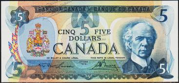 Канада 5 долларав 1979г. P.92a - UNC - Канада 5 долларав 1979г. P.92a - UNC