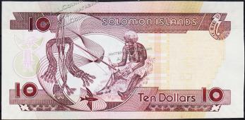 Соломоновы острова 10 долларов 2006(08г.) P.27в - UNC - Соломоновы острова 10 долларов 2006(08г.) P.27в - UNC