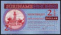 Суринам 2 1/2 доллара 2004г. P.156 UNC