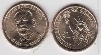 США 1$ 2013Р (арт220) 27й президент William Howard Taft