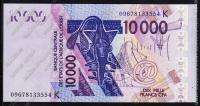 Сенегал (Зап. Африка) 10.000 фр. 2003(07)г. P.718Ke - UNC