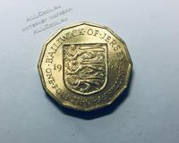 Монета Джерси 1/4 шиллинга 1964 года. КМ#25 UNC (арт241)