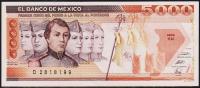 Мексика 5.000 песо 1989г. P.88с(1) - UNC