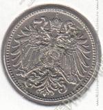 19-105 Австрия 10 геллеров 1910г. КМ # 2802 никель 3,0гр. 