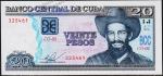 Куба 20 песо 2014г. P.NEW - UNC