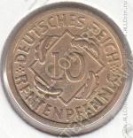 21-7 Германия 10 рейхспфеннигов 1924г. КМ # 40 А алюминий-бронза 4,05гр. 21мм