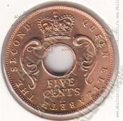 25-82 Восточная Африка 5 центов 1957г. КМ # 37 KN бронза 5,77гр.  - 25-82 Восточная Африка 5 центов 1957г. КМ # 37 KN бронза 5,77гр. 