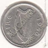 26-159 Ирландия 6 пенсов 1940г. KM# 13 никель 4,54гр 20,8мм - 26-159 Ирландия 6 пенсов 1940г. KM# 13 никель 4,54гр 20,8мм