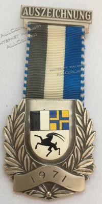 #143 Швейцария спорт Медаль Знаки