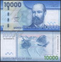 Чили 10.000 песо 2009г. P.164  UNC 