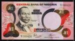 Банкнота Нигерия 1 найра 1984г. P.23в  - UNC
