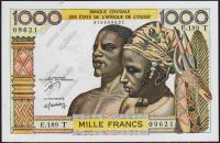 Того 1000 франков 1959-65г. P.803T.n - UNC