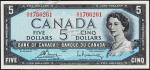 Канада 5 долларов 1954г. P.77c - UNC