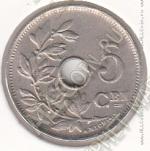 23-35 Бельгия 5 сентим 1910г. КМ # 67 медно-никелевая 2,5гр. 19мм 