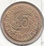 21-8 Германия 10 рейхспфеннигов 1924г. КМ # 40 А алюминий-бронза 4,05гр. 21мм