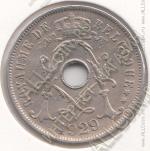 30-104 Бельгия 25 сентим 1929г. КМ # 69 медно-никелевая 6,5гр 26мм (ен)