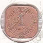 35-47 Малайя 1 цент 1943г. КМ # 6 бронза 4,3гр. 20мм
