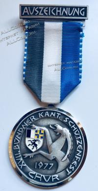 #042 Швейцария спорт Медаль Знаки