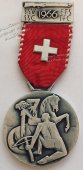 #218 Швейцария спорт Медаль Знаки.  Стрельбы как символ свободы. 1966 год. - #218 Швейцария спорт Медаль Знаки.  Стрельбы как символ свободы. 1966 год.