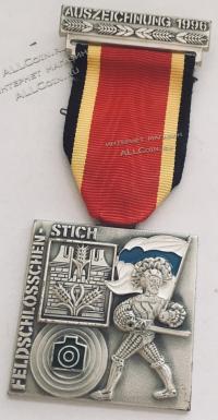 #395 Швейцария спорт Медаль Знаки. Стрелковый фестиваль Фельдшлоссен в округе Цуг. 1996 год.