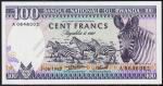 Руанда 100 франков 01.08.1982г. P.18 UNC
