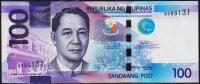Филиппины 100 песо 2014Аг. P.NEW - UNC "А"