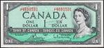 Канада 1 доллар 1954г. P.75c - UNC