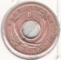 25-84 Восточная Африка 1 цент 1955г. КМ # 35 бронза 2,0гр. 20мм