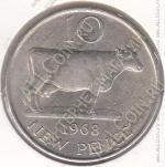 30-105 Гернси 10 новых пенсов 1968г. КМ # 24 медно-никелевая 11,31гр. 28,52мм