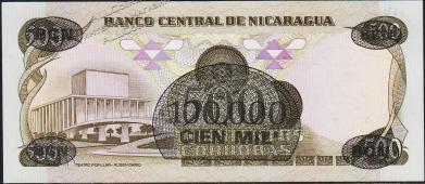 Никарагуа 100000 кордоба 1987г. P.149 UNC - Никарагуа 100000 кордоба 1987г. P.149 UNC