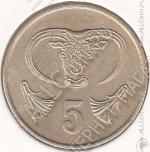 29-154 Кипр 5 центов 1983г. КМ # 55.1 никель-латунь 3,75гр. 22мм
