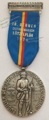#145 Швейцария спорт Медаль Знаки