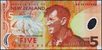 Банкнота Новая Зеландия 5 долларов 1999 года. P.185а - UNC
