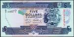 Соломоновы острова 5 долларов 2006(08г.) P.26в - UNC