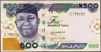 Банкнота Нигерия 500 найра 2007 года. P.30g - UNC