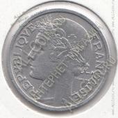 19-102 Франция 2 франка 1958г. КМ # 886а.1 алюминий 2,2гр. 27мм - 19-102 Франция 2 франка 1958г. КМ # 886а.1 алюминий 2,2гр. 27мм