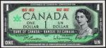 Канада 1 доллар 1967г. Р.84a - UNC