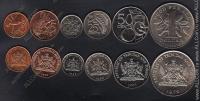 Тринидад и Тобаго набор 6 монет (арт150)