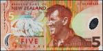 Банкнота Новая Зеландия 5 долларов 2004 года. P.185в(1) - UNC