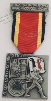 #397 Швейцария спорт Медаль Знаки. Стрелковый фестиваль Фельдшлоссен в округе Базель. 2002 год.