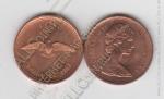 арт417 Канада 1 цент 1967г. UNC