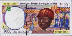 Центрально Африканская Республика 5.000 франков 1999г. P.304Fe - UNC